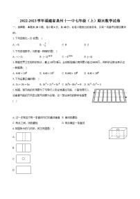 2022-2023学年福建省泉州十一中七年级（上）期末数学试卷（含解析）