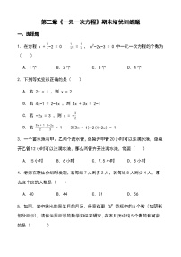 +第三章《一元一次方程》期末复习题+++2023--2024学年人教版七年级数学上册