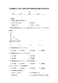 苏科版数学八年级上册第五章平面直角坐标系期末章节提升练习