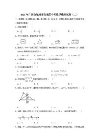 2021年广西防城港市防城区中考数学模拟试卷（二）