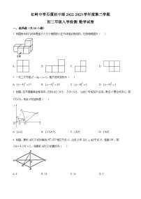 精品解析：广东省深圳市红岭中学石厦初中部2022-2023学年九年级下学期开学考数学试卷