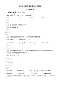 河南省新乡市卫辉市2023-2024学年九年级上学期12月月考数学试题