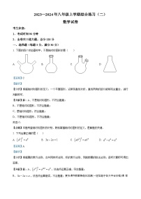 黑龙江省佳木斯市抚远市抚远市2023-2024学年八年级上学期期末数学试题