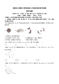 福建省闽清县天儒初中教育集团2023-2024学年九年级上学期月考数学试题