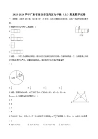 2023-2024学年广东省深圳市龙岗区九年级（上）期末数学试卷（含解析）