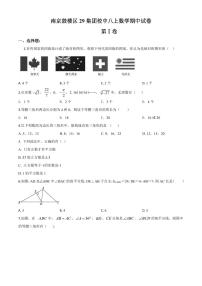 【29中】八年级上学期期中数学试题（含解析）