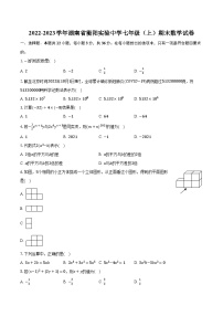 2022-2023学年湖南省衡阳实验中学七年级（上）期末数学试卷（含解析）