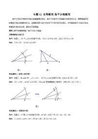 专题12 全等模型-角平分线模型-2024年中考数学常见几何模型全归纳之模型解读与提分精练（全国通用）