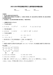 2023-2024学年北京临川学校八上数学期末统考模拟试题含答案