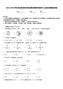 2023-2024学年吉林省长春市净月区委托管理学校数学八上期末经典模拟试题含答案