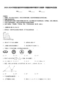 2023-2024学年四川省巴中学市恩阳区茶坝中学数学八年级第一学期期末考试试题含答案