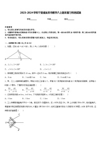 2023-2024学年宁夏省吴忠市数学八上期末复习检测试题含答案