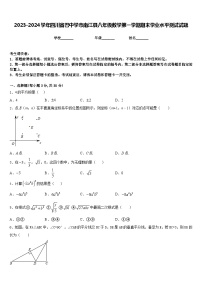 2023-2024学年四川省巴中学市南江县八年级数学第一学期期末学业水平测试试题含答案