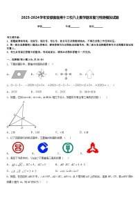 2023-2024学年安徽省宿州十三校八上数学期末复习检测模拟试题含答案