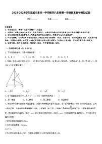 2023-2024学年宣威市来宾一中学数学八年级第一学期期末联考模拟试题含答案