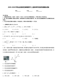 2023-2024学年山东滨州无棣县数学八上期末教学质量检测模拟试题含答案