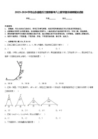 2023-2024学年山东省临沂兰陵县联考八上数学期末调研模拟试题含答案