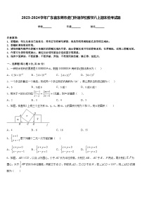 2023-2024学年广东省东莞市虎门外语学校数学八上期末统考试题含答案