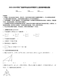 2023-2024学年广东省中学山纪念中学数学八上期末联考模拟试题含答案