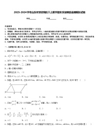 2023-2024学年山东菏泽定陶区八上数学期末质量跟踪监视模拟试题含答案