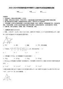 2023-2024学年岳阳市重点中学数学八上期末学业质量监测模拟试题含答案