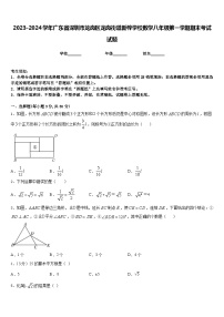 2023-2024学年广东省深圳市龙岗区龙岗街道新梓学校数学八年级第一学期期末考试试题含答案