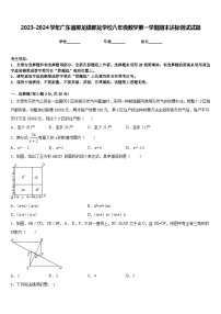 2023-2024学年广东省那龙镇那龙学校八年级数学第一学期期末达标测试试题含答案