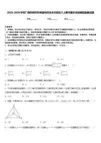 2023-2024学年广西钦州市钦州港经济技术开发区八上数学期末质量跟踪监视试题含答案