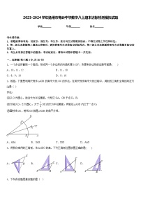 2023-2024学年扬州市梅岭中学数学八上期末达标检测模拟试题含答案