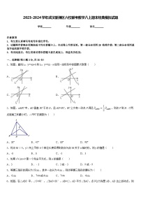 2023-2024学年武汉新洲区六校联考数学八上期末经典模拟试题含答案