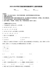 2023-2024学年江苏省无锡市滨湖区数学八上期末经典试题含答案