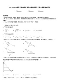 2023-2024学年江苏省连云港市东海县数学八上期末达标测试试题含答案