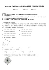 2023-2024学年江西省吉安市遂川县八年级数学第一学期期末统考模拟试题含答案