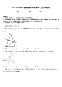 2023-2024学年江西省南昌育华学校数学八上期末预测试题含答案