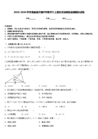 2023-2024学年海南省洋浦中学数学八上期末质量跟踪监视模拟试题含答案