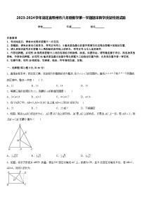 2023-2024学年湖北省鄂州市八年级数学第一学期期末教学质量检测试题含答案