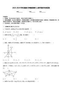 2023-2024学年湖南长沙明德旗舰八上数学期末检测试题含答案