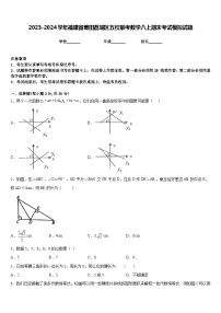 2023-2024学年福建省莆田荔城区五校联考数学八上期末考试模拟试题含答案