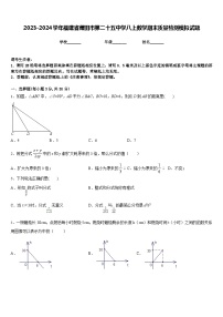 2023-2024学年福建省莆田市第二十五中学八上数学期末质量检测模拟试题含答案