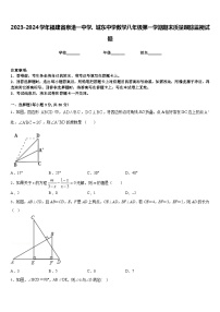 2023-2024学年福建省泉港一中学、城东中学数学八年级第一学期期末质量跟踪监视试题含答案