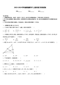 2023-2024学年福建省数学八上期末复习检测试题含答案