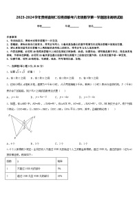 2023-2024学年贵州省铜仁松桃县联考八年级数学第一学期期末调研试题含答案