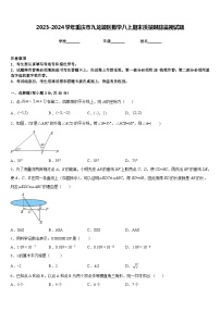 2023-2024学年重庆市九龙坡区数学八上期末质量跟踪监视试题含答案