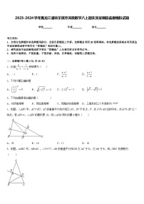 2023-2024学年黑龙江省哈尔滨市宾县数学八上期末质量跟踪监视模拟试题含答案