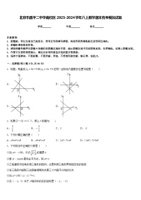 北京市昌平二中学南校区2023-2024学年八上数学期末统考模拟试题含答案