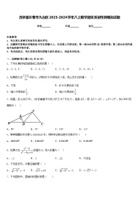 吉林省长春市九台区2023-2024学年八上数学期末质量检测模拟试题含答案