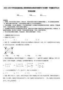 2023-2024学年湖北省恩施土家族苗族自治州咸丰县数学八年级第一学期期末学业水平测试试题含答案