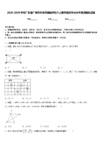 2023-2024学年广东省广州市天河外国语学校八上数学期末学业水平测试模拟试题含答案