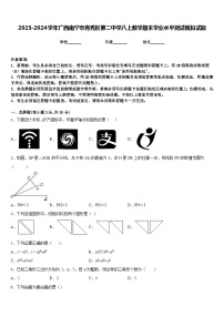 2023-2024学年广西南宁市青秀区第二中学八上数学期末学业水平测试模拟试题含答案