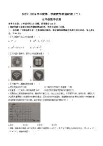 辽宁省抚顺市新宾满族自治县2023-2024学年九年级上学期期末数学试题